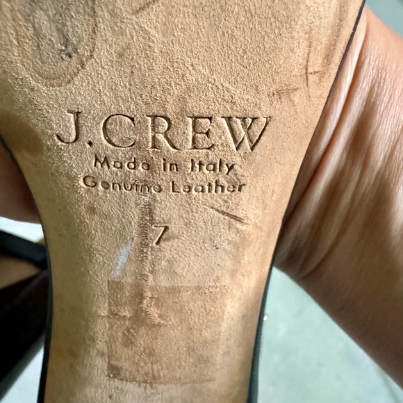 J. Crew Collection Lanie Calf-Hair Leopard Stacked
Heel Sandals - Picture 9 of 9